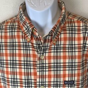 Vintage 90s Chaps‎ Ralph Lauren Plaid Shirt Men L Long Sleeve Button Down Y2K